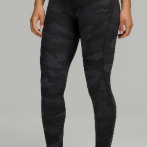 lululemon athletica Black Camo Leggings